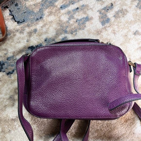 Purple Vegan Target Crossbody Bag a new day - Picture 5 of 11